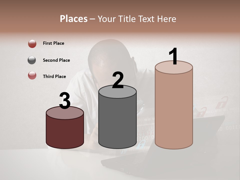 Unlock Futuristic Code PowerPoint Template