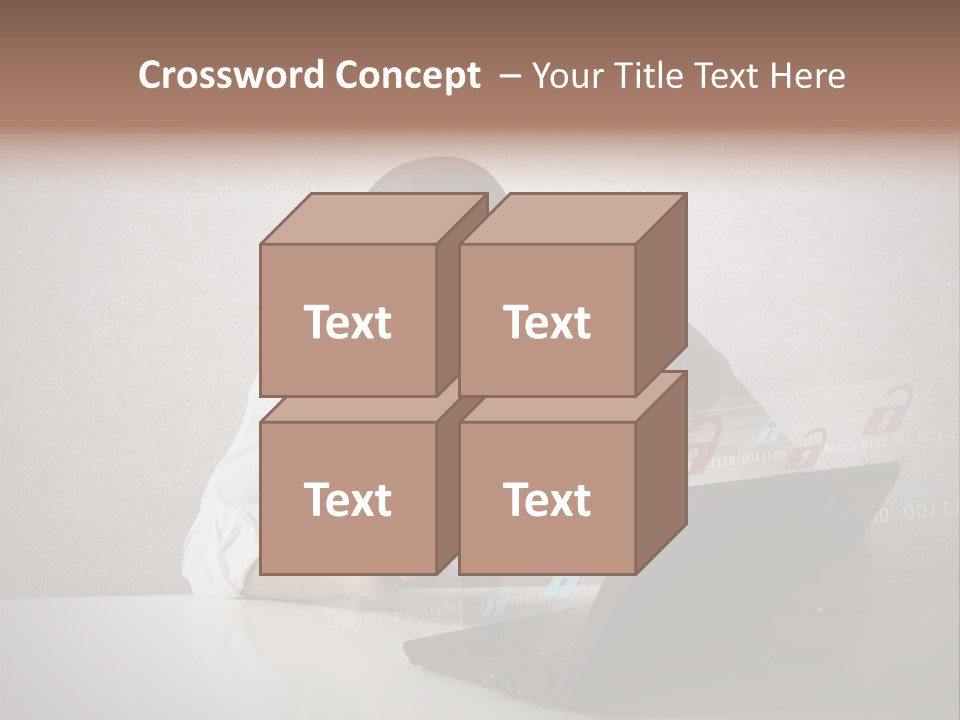 Unlock Futuristic Code PowerPoint Template