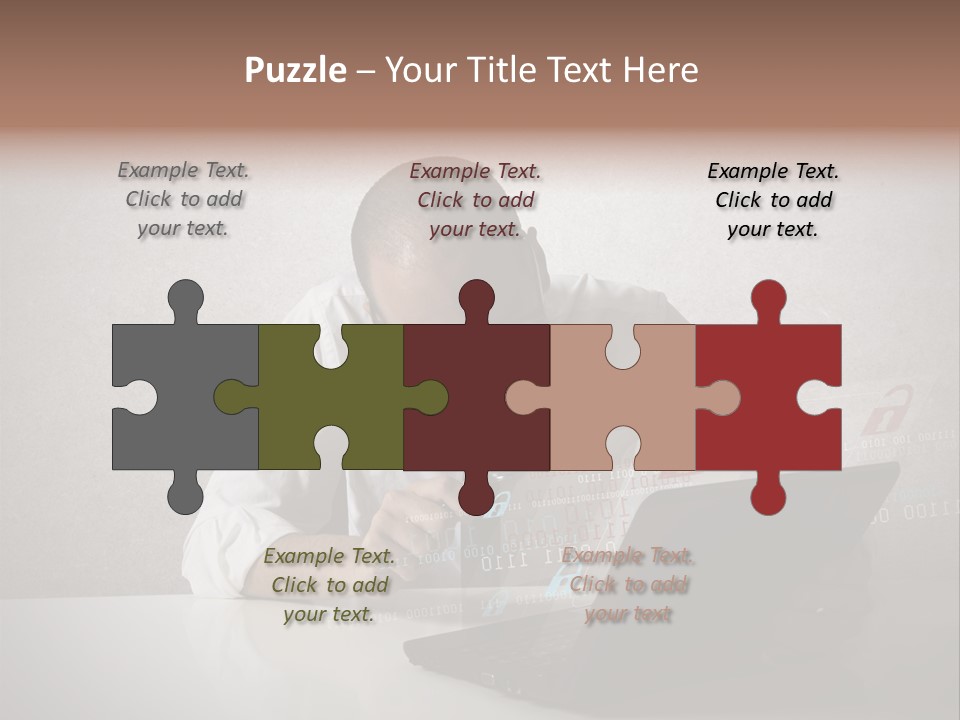 Unlock Futuristic Code PowerPoint Template
