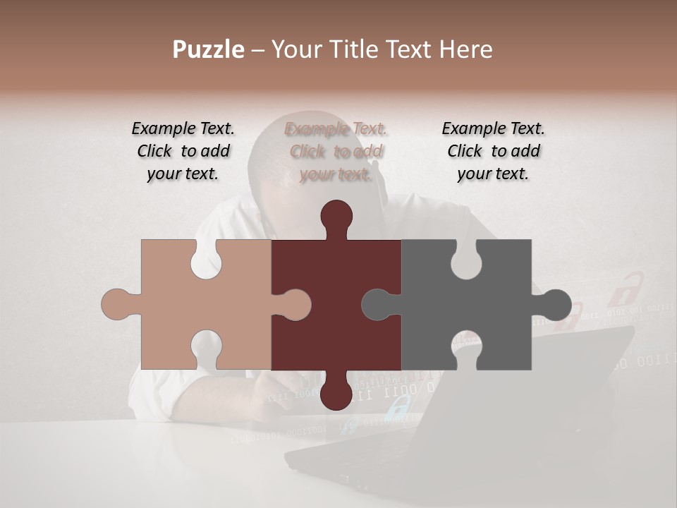 Unlock Futuristic Code PowerPoint Template