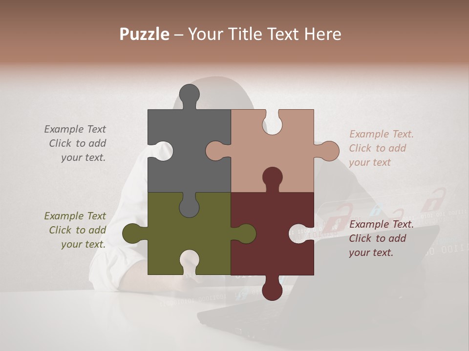 Unlock Futuristic Code PowerPoint Template