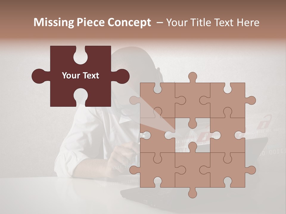 Unlock Futuristic Code PowerPoint Template