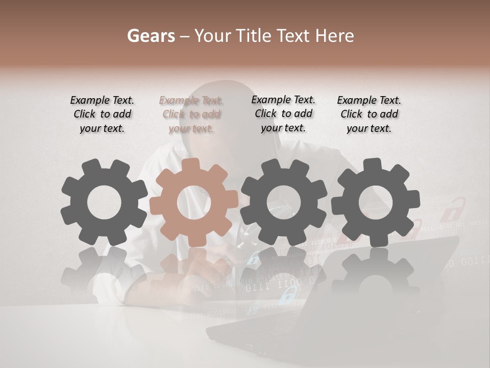 Unlock Futuristic Code PowerPoint Template