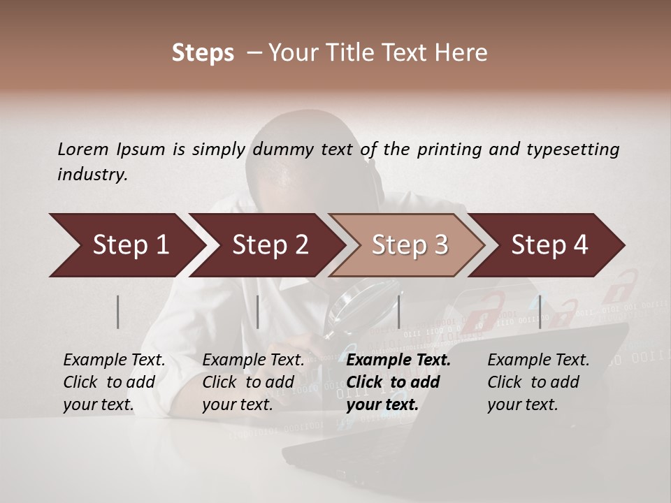 Unlock Futuristic Code PowerPoint Template