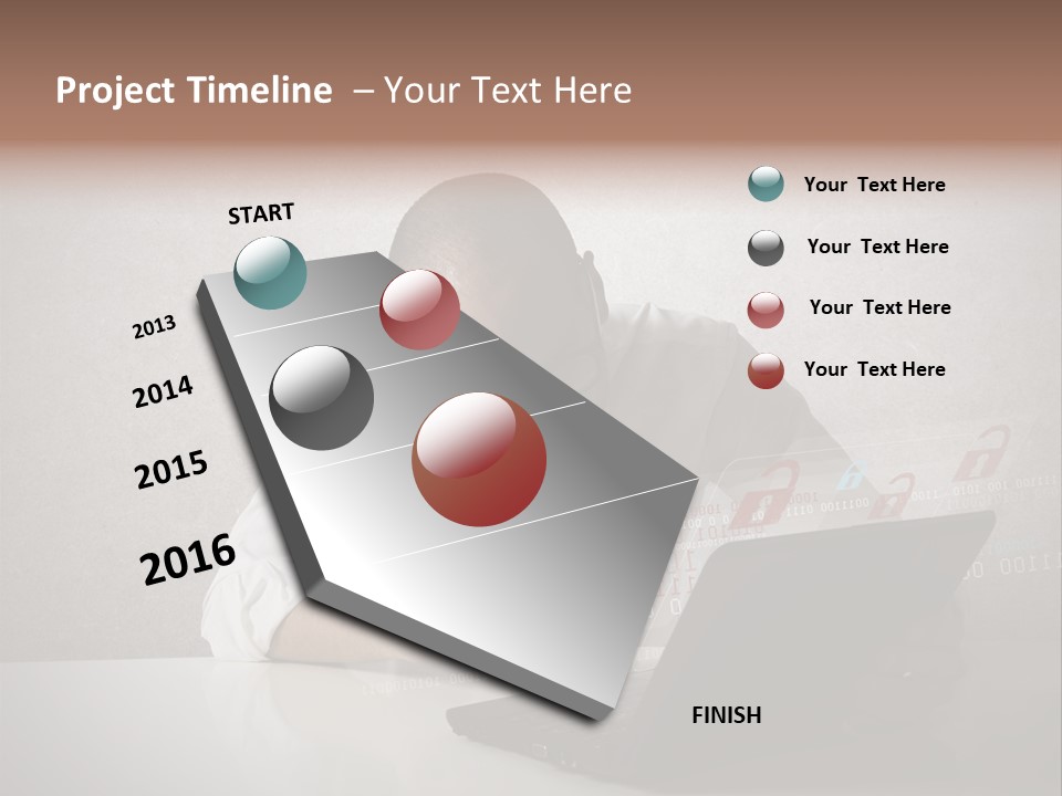 Unlock Futuristic Code PowerPoint Template