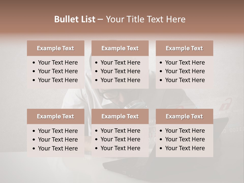 Unlock Futuristic Code PowerPoint Template