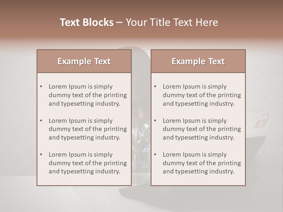 Unlock Futuristic Code PowerPoint Template