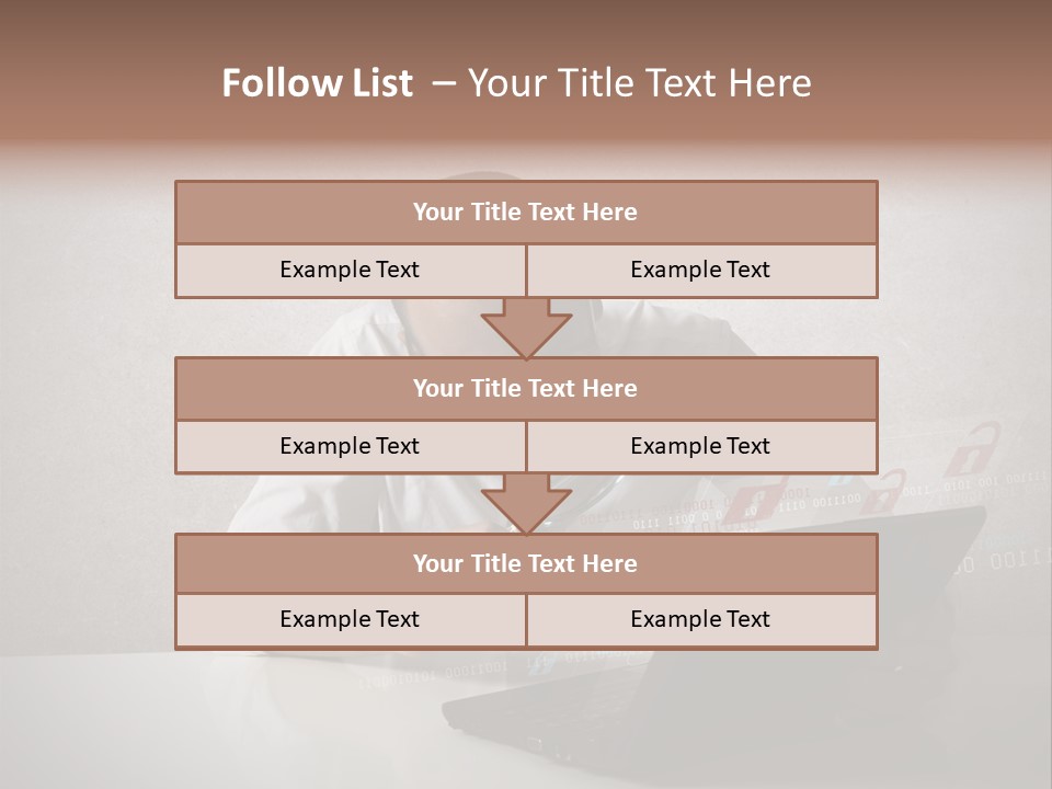 Unlock Futuristic Code PowerPoint Template