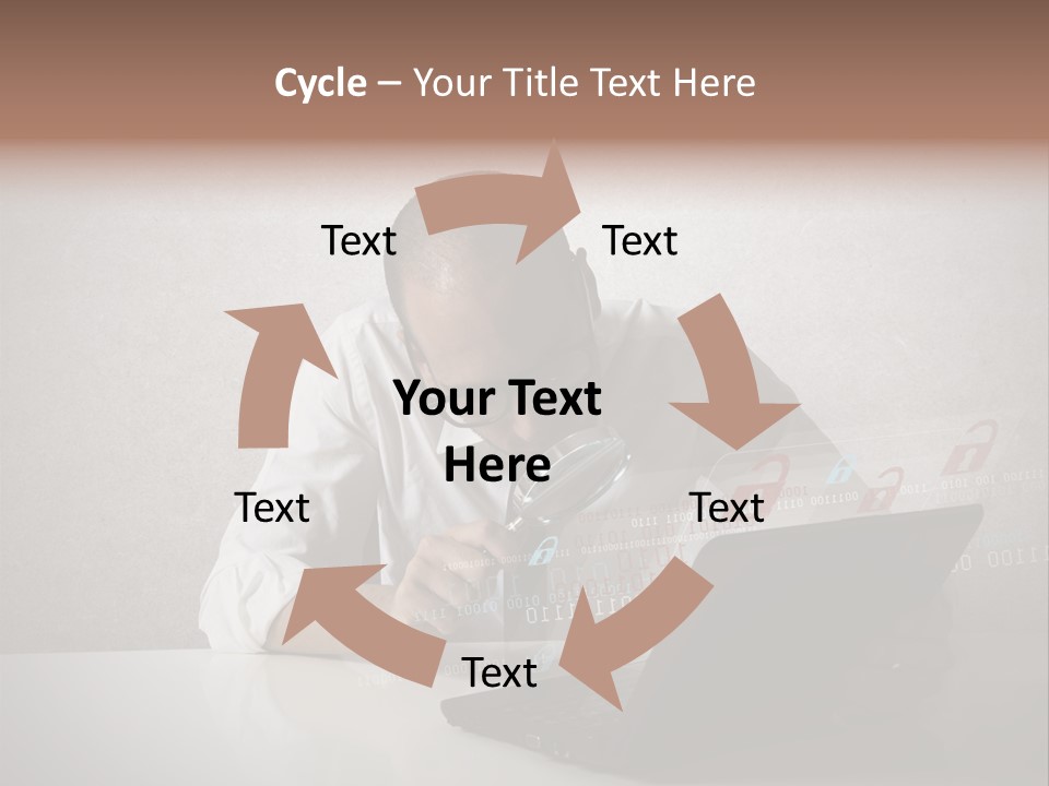 Unlock Futuristic Code PowerPoint Template