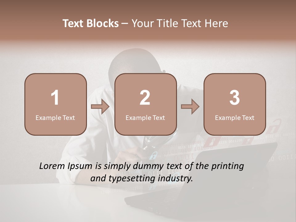 Unlock Futuristic Code PowerPoint Template