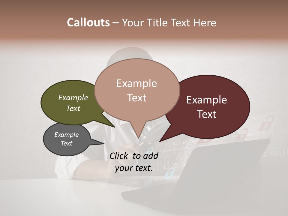 Unlock Futuristic Code PowerPoint Template