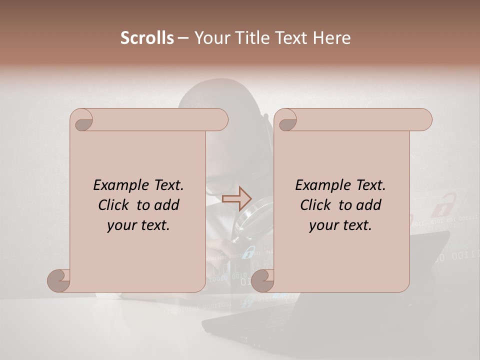 Unlock Futuristic Code PowerPoint Template