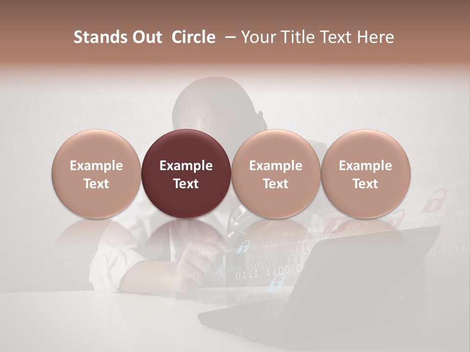 Unlock Futuristic Code PowerPoint Template