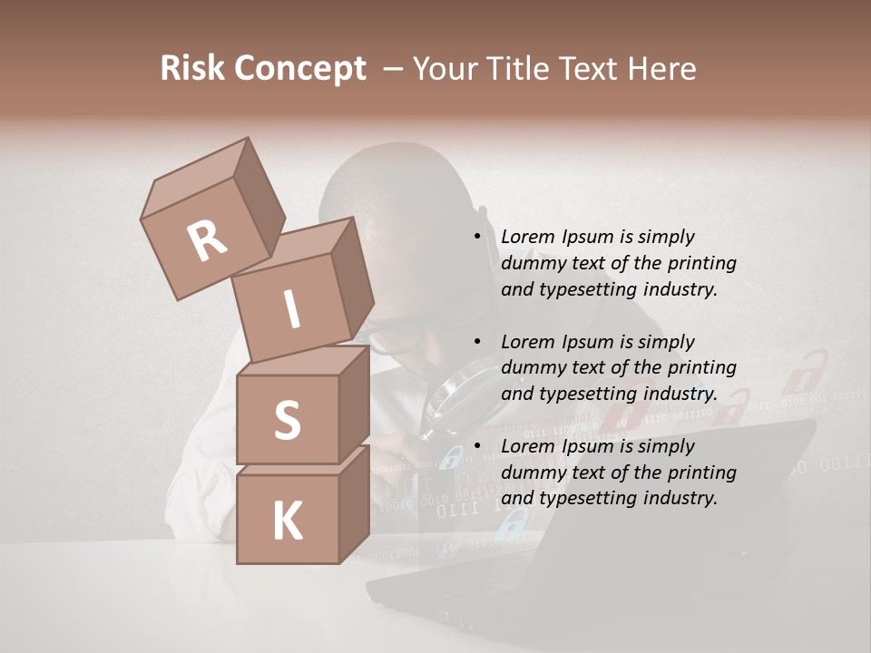 Unlock Futuristic Code PowerPoint Template