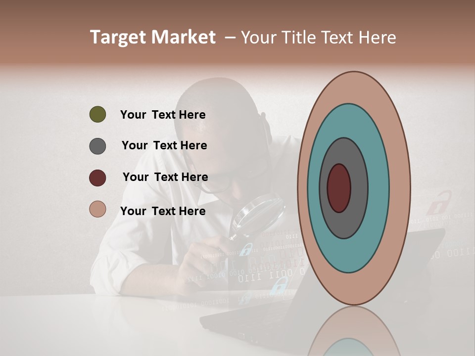 Unlock Futuristic Code PowerPoint Template