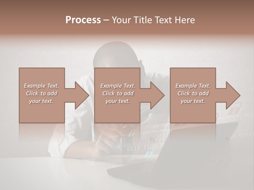 Unlock Futuristic Code PowerPoint Template