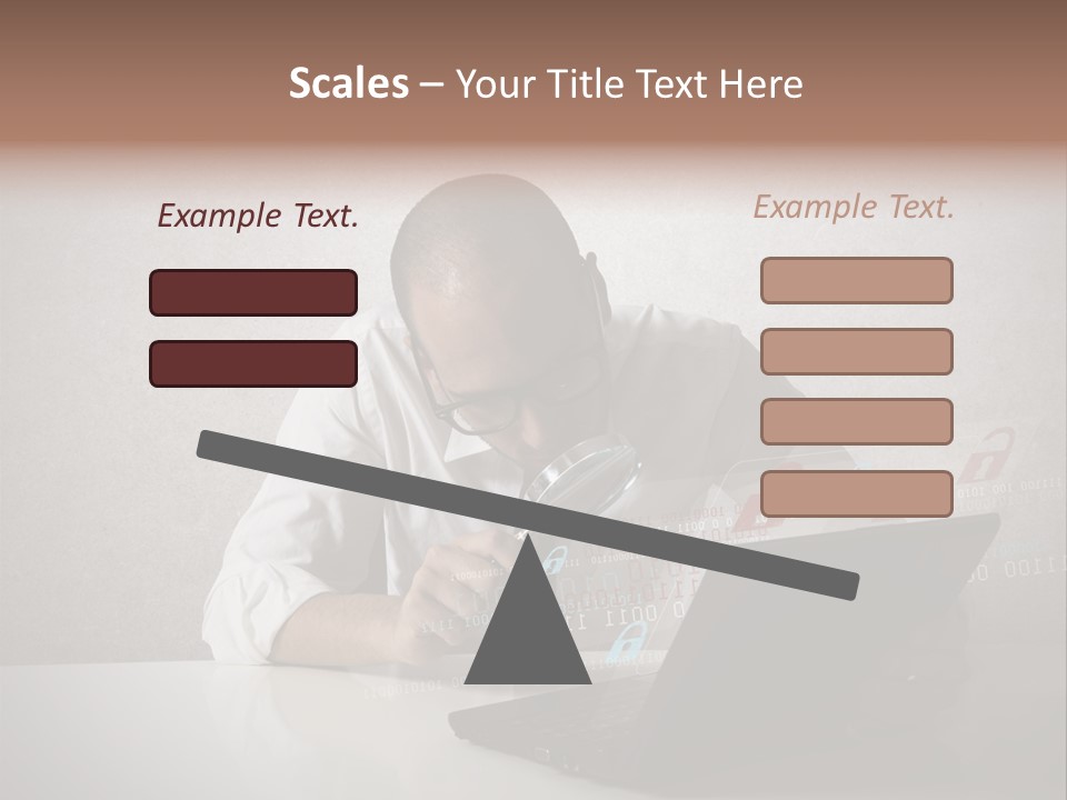 Unlock Futuristic Code PowerPoint Template