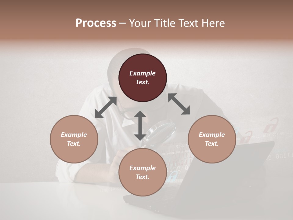 Unlock Futuristic Code PowerPoint Template