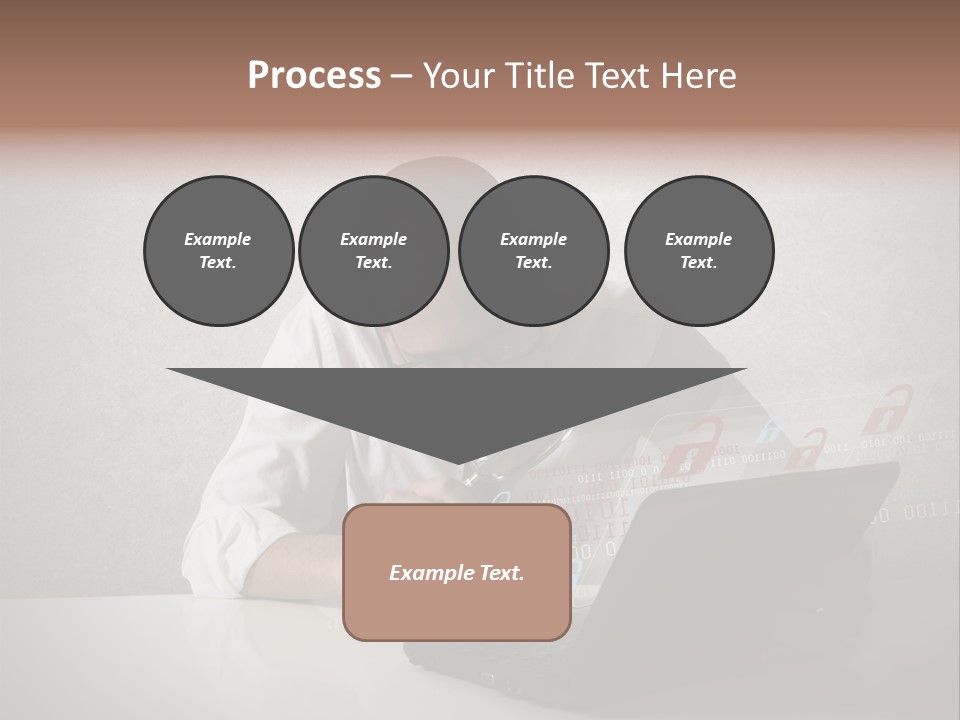 Unlock Futuristic Code PowerPoint Template