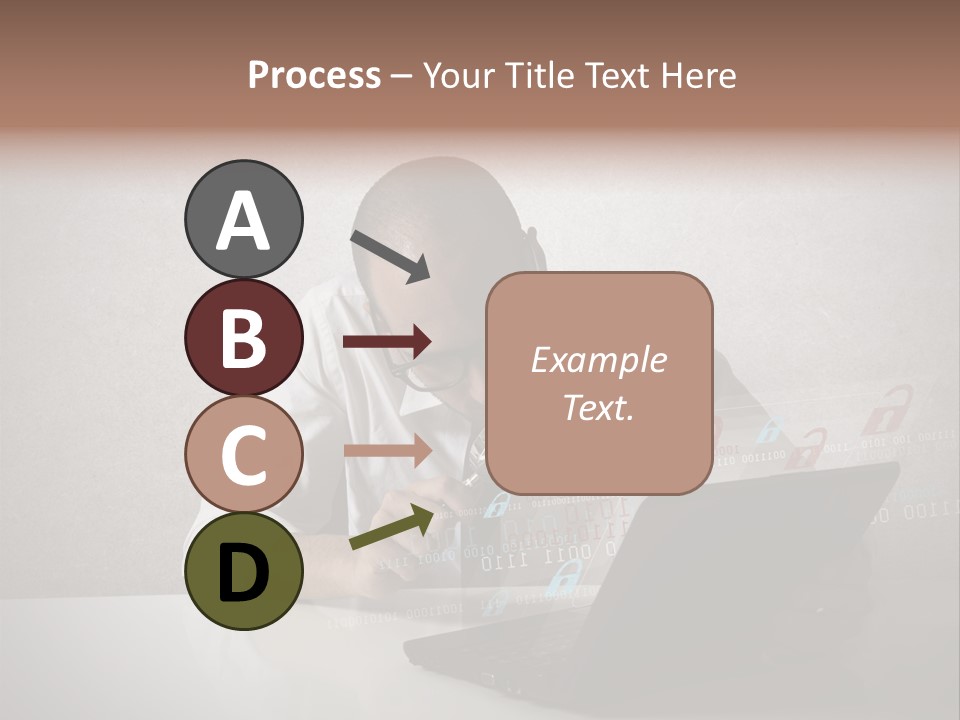 Unlock Futuristic Code PowerPoint Template