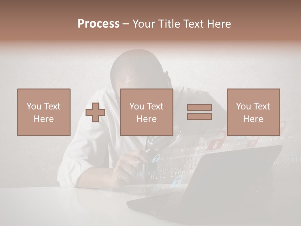 Unlock Futuristic Code PowerPoint Template