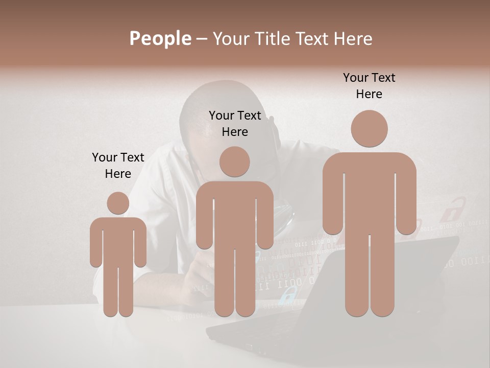 Unlock Futuristic Code PowerPoint Template