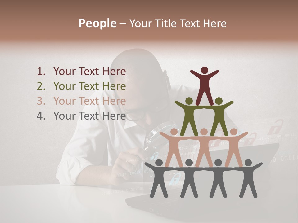 Unlock Futuristic Code PowerPoint Template