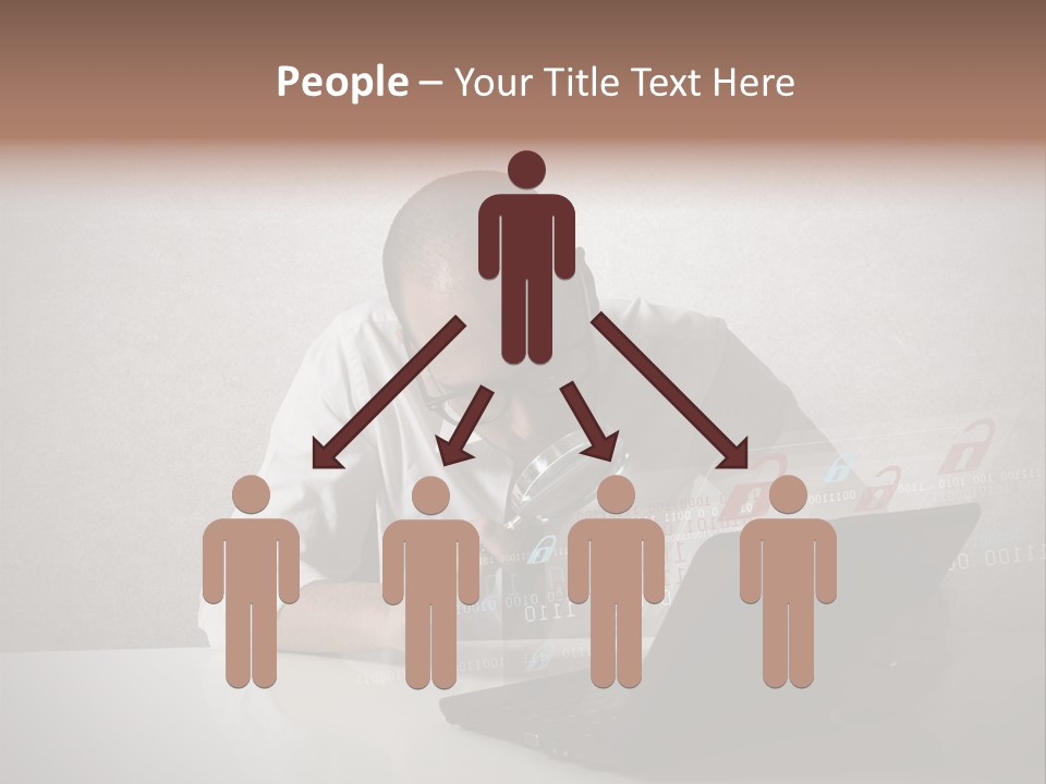 Unlock Futuristic Code PowerPoint Template