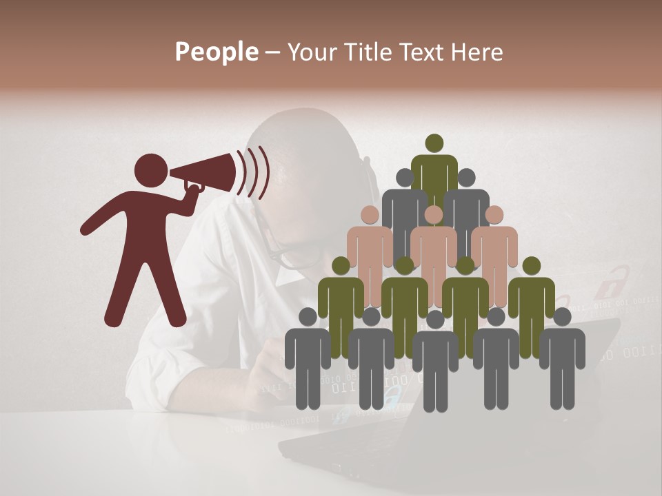 Unlock Futuristic Code PowerPoint Template