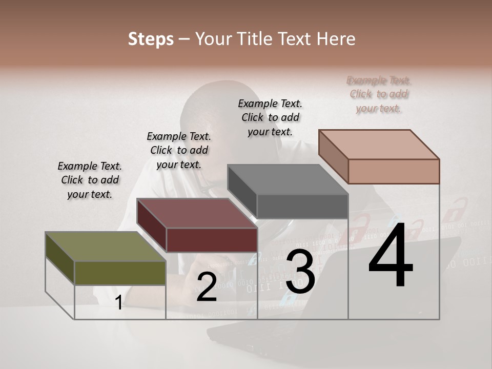 Unlock Futuristic Code PowerPoint Template