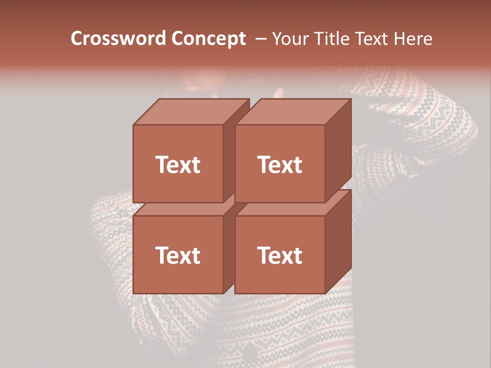 Hobby Portrait Caucasian PowerPoint Template