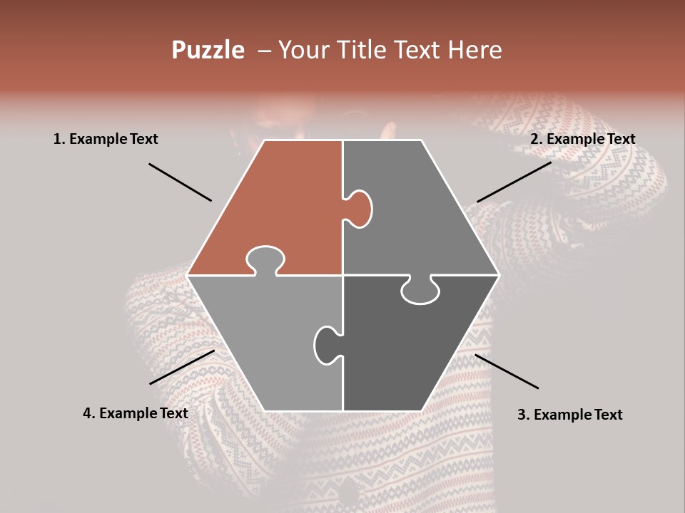 Hobby Portrait Caucasian PowerPoint Template