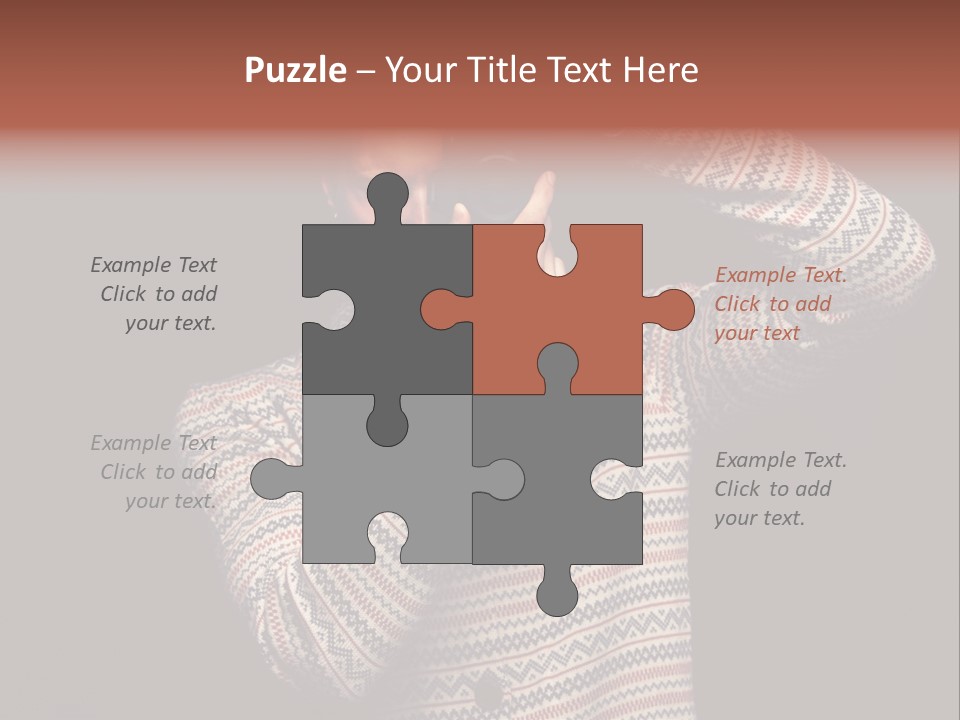 Hobby Portrait Caucasian PowerPoint Template