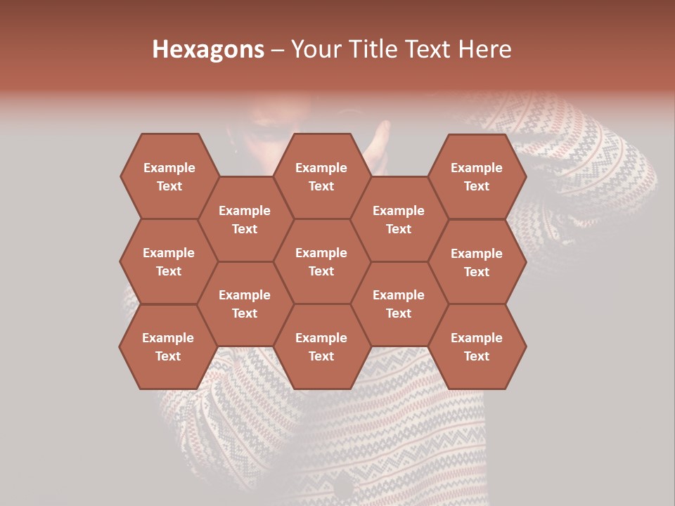 Hobby Portrait Caucasian PowerPoint Template