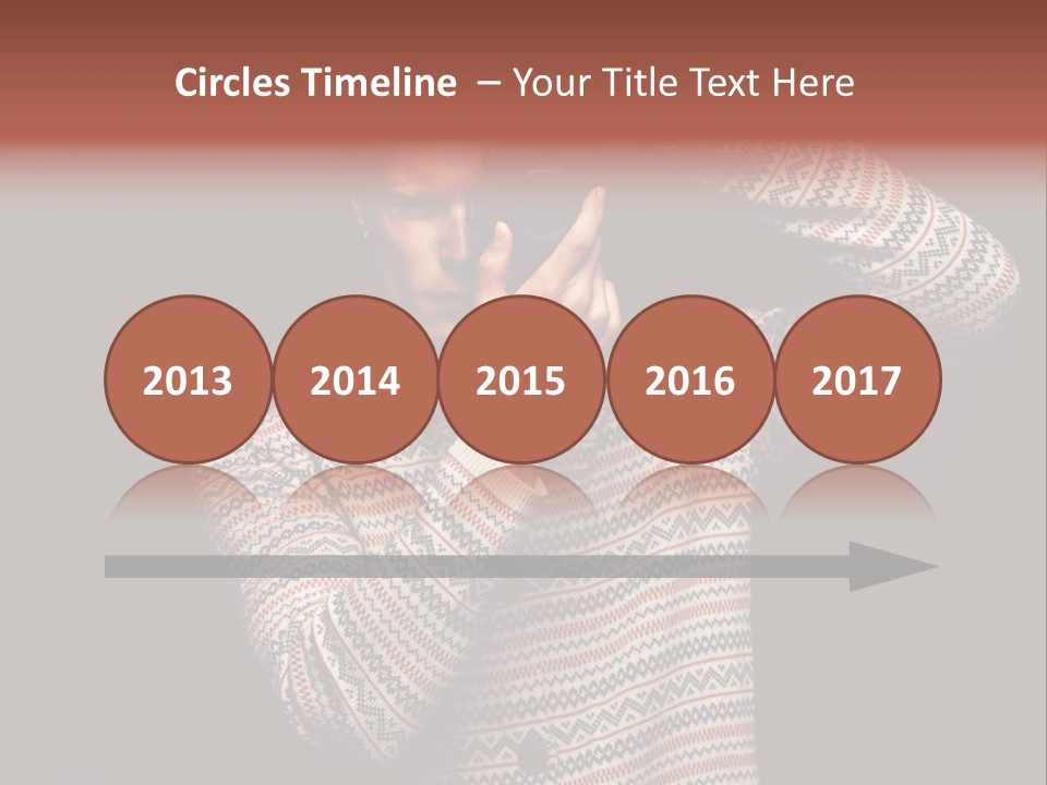 Hobby Portrait Caucasian PowerPoint Template