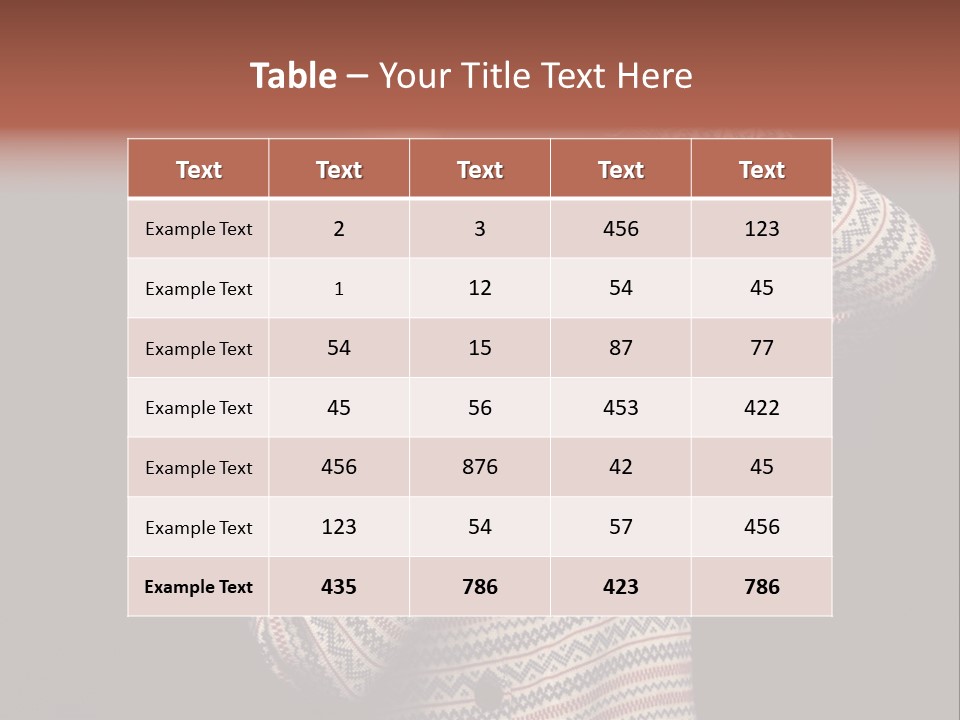 Hobby Portrait Caucasian PowerPoint Template