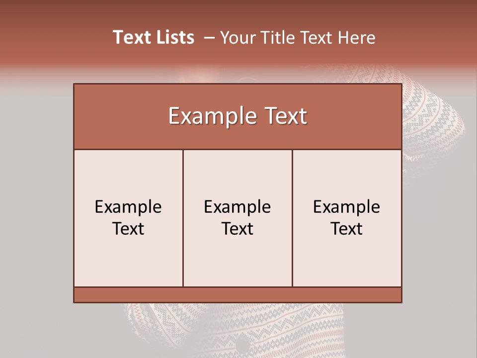 Hobby Portrait Caucasian PowerPoint Template