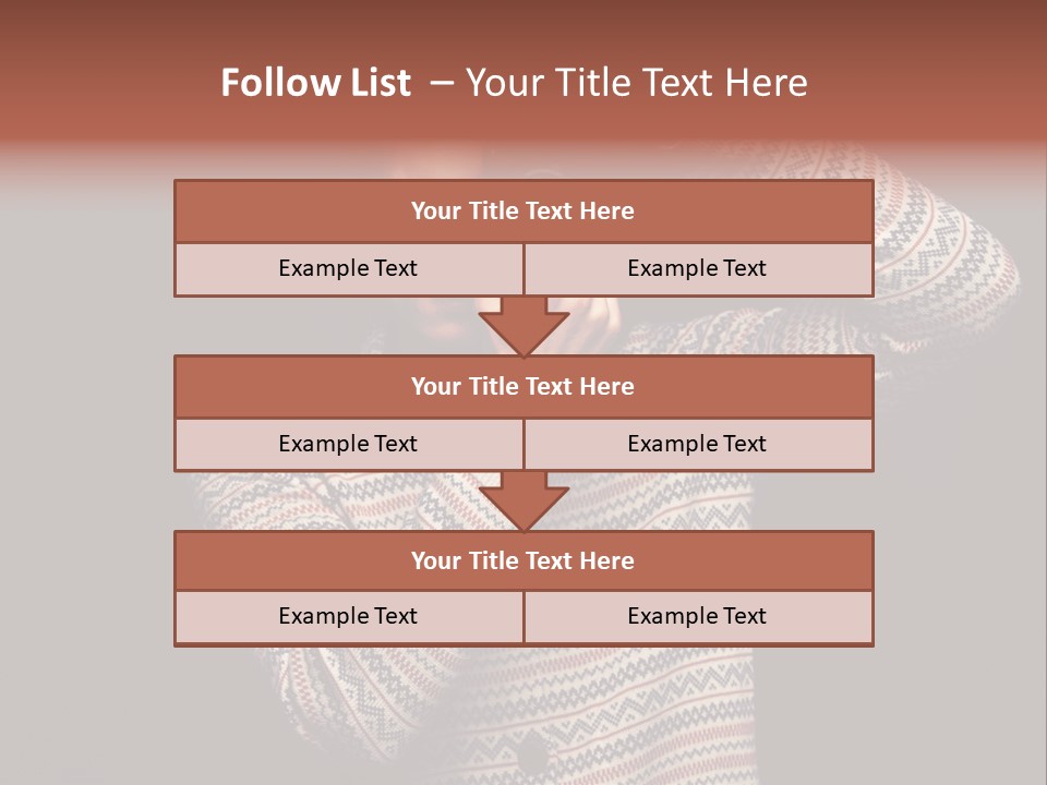 Hobby Portrait Caucasian PowerPoint Template