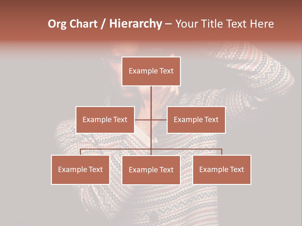 Hobby Portrait Caucasian PowerPoint Template