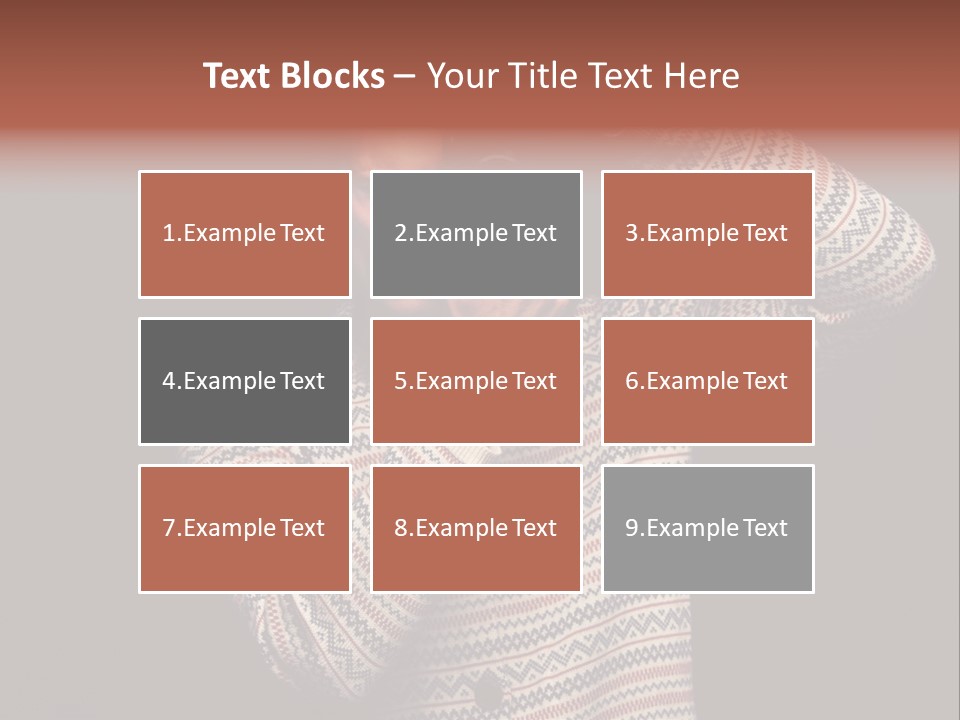 Hobby Portrait Caucasian PowerPoint Template