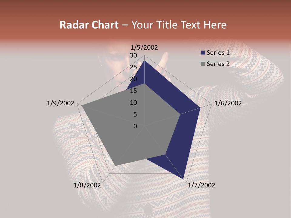 Hobby Portrait Caucasian PowerPoint Template