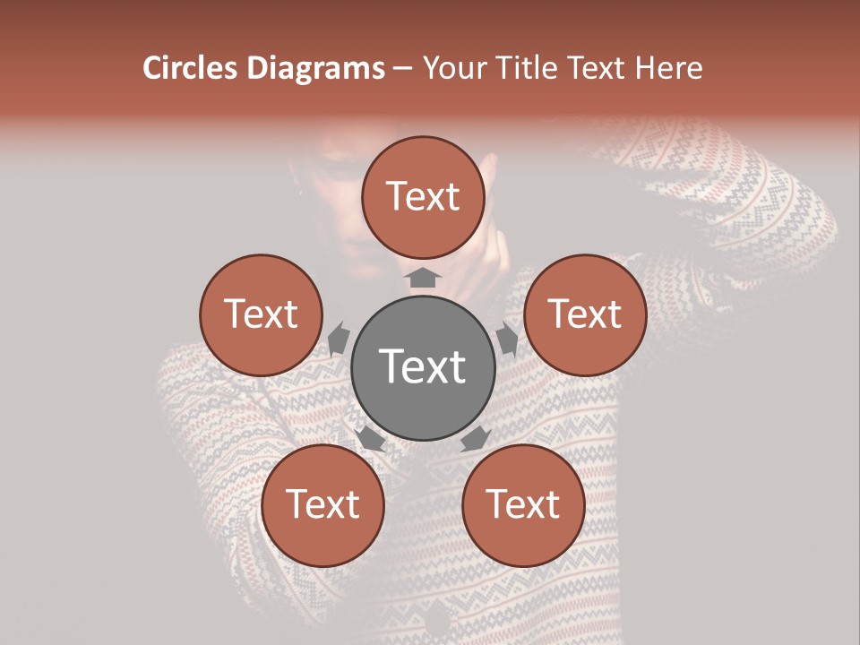 Hobby Portrait Caucasian PowerPoint Template