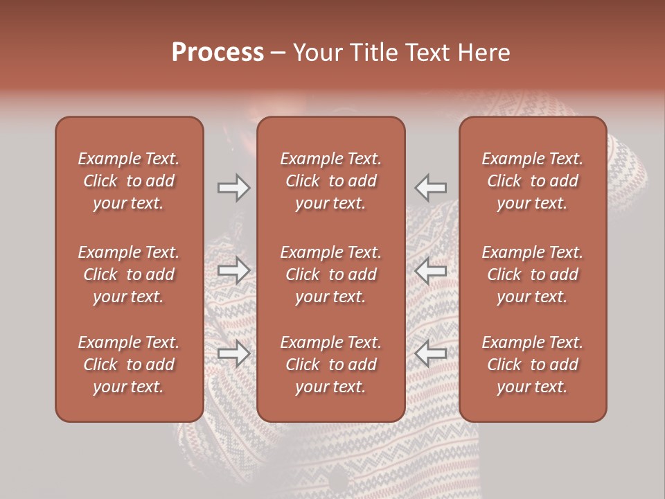 Hobby Portrait Caucasian PowerPoint Template