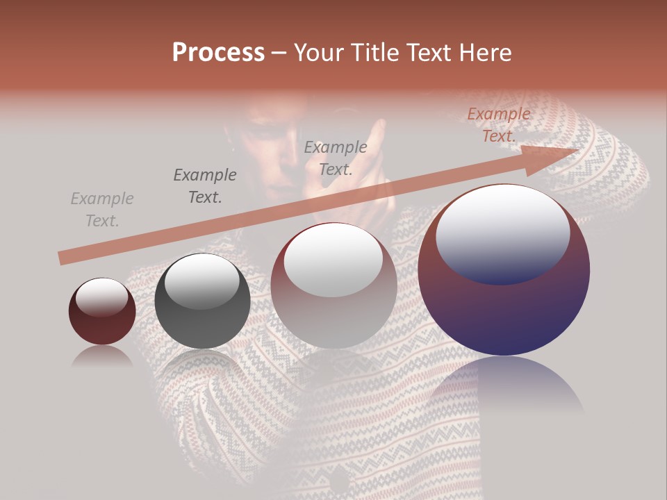 Hobby Portrait Caucasian PowerPoint Template