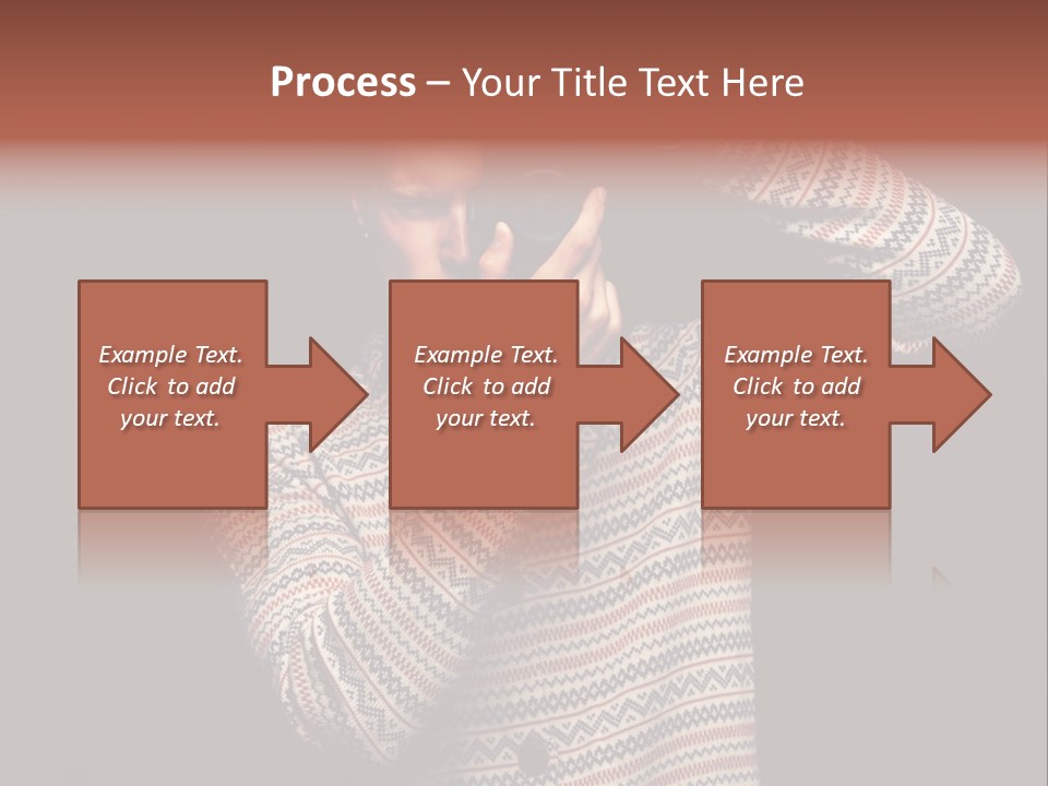 Hobby Portrait Caucasian PowerPoint Template