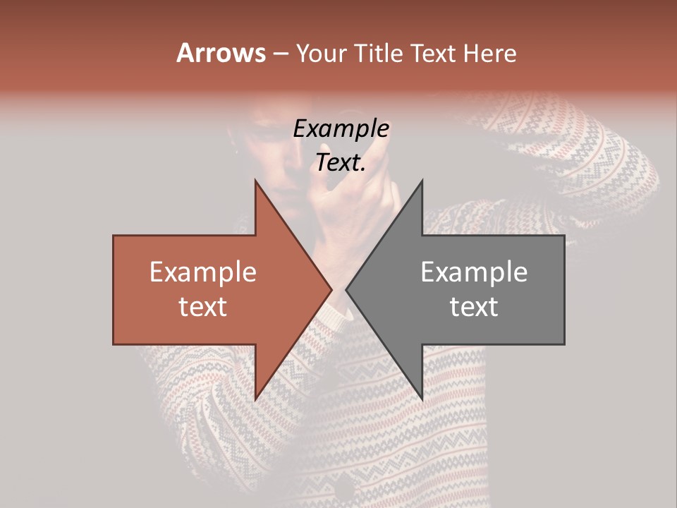 Hobby Portrait Caucasian PowerPoint Template