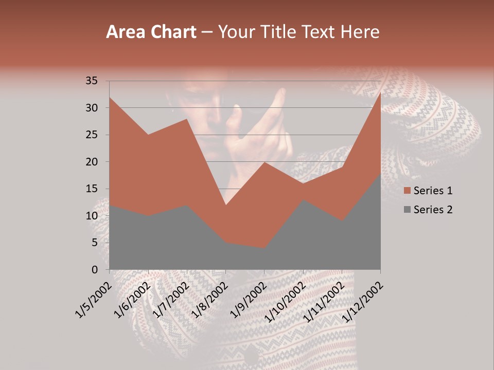 Hobby Portrait Caucasian PowerPoint Template
