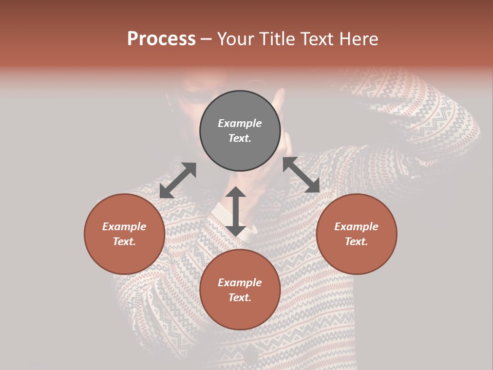 Hobby Portrait Caucasian PowerPoint Template