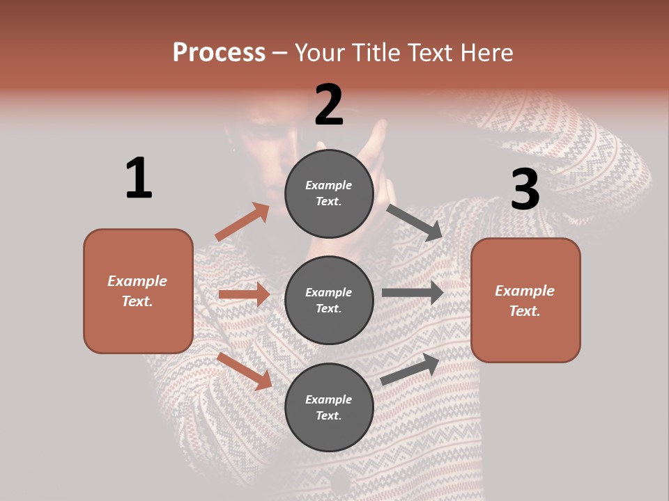 Hobby Portrait Caucasian PowerPoint Template