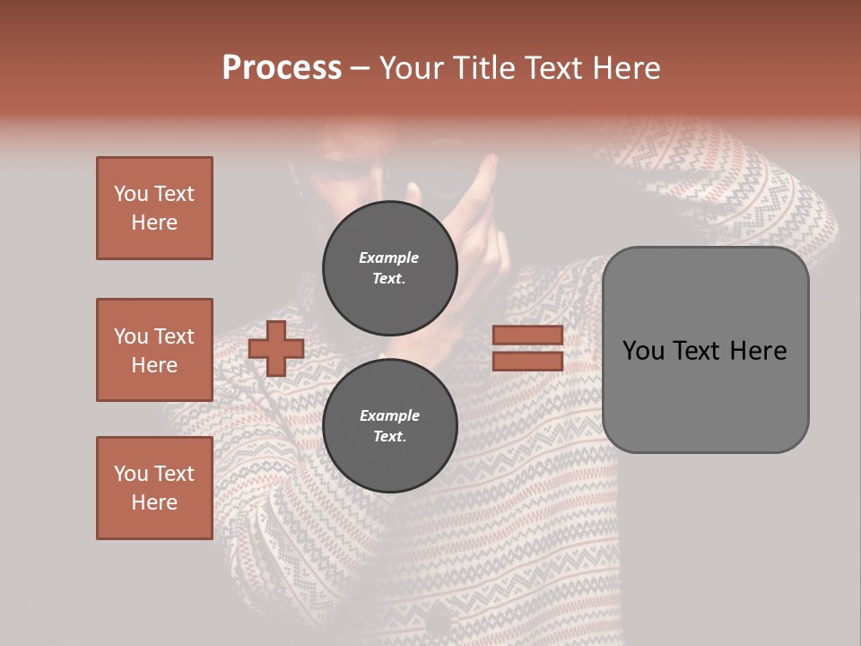 Hobby Portrait Caucasian PowerPoint Template